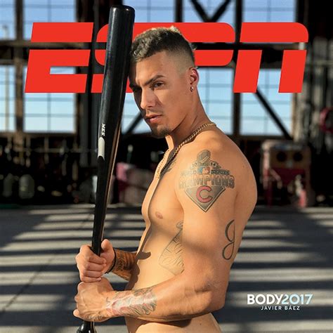 javier baez nude|Chicago Cubs Javier Baez Naked on ESPN Body Issue Cover